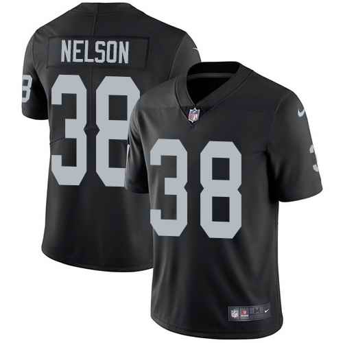 Nike Men & Women & Youth Raiders 38 Nick Nelson Black NFL Vapor Untouchable Limited Jersey,We sell and wholesale Nike Men & Women & Youth Raiders 38 Nick Nelson Black NFL Vapor Untouchable Limited Jersey on line form chian!